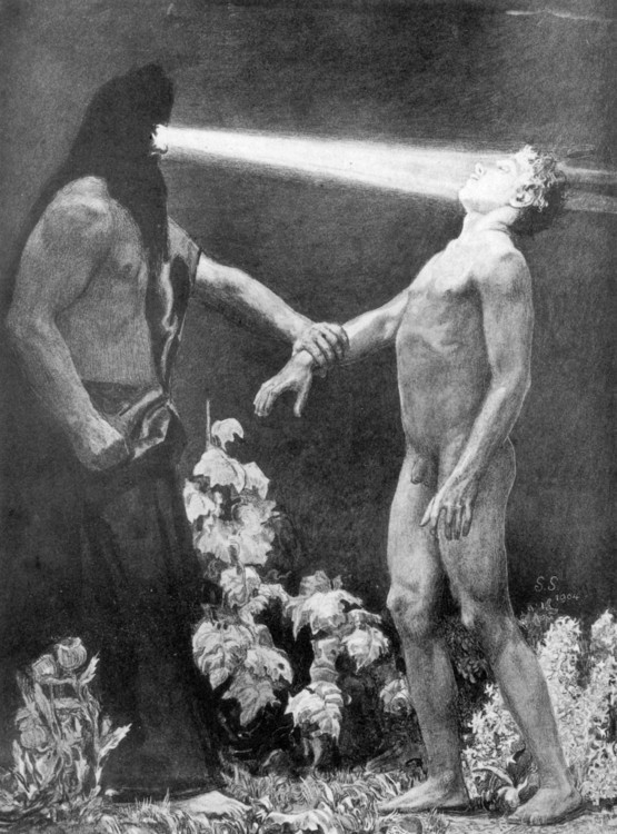 Sascha Schneider, Hypnosis, 1904